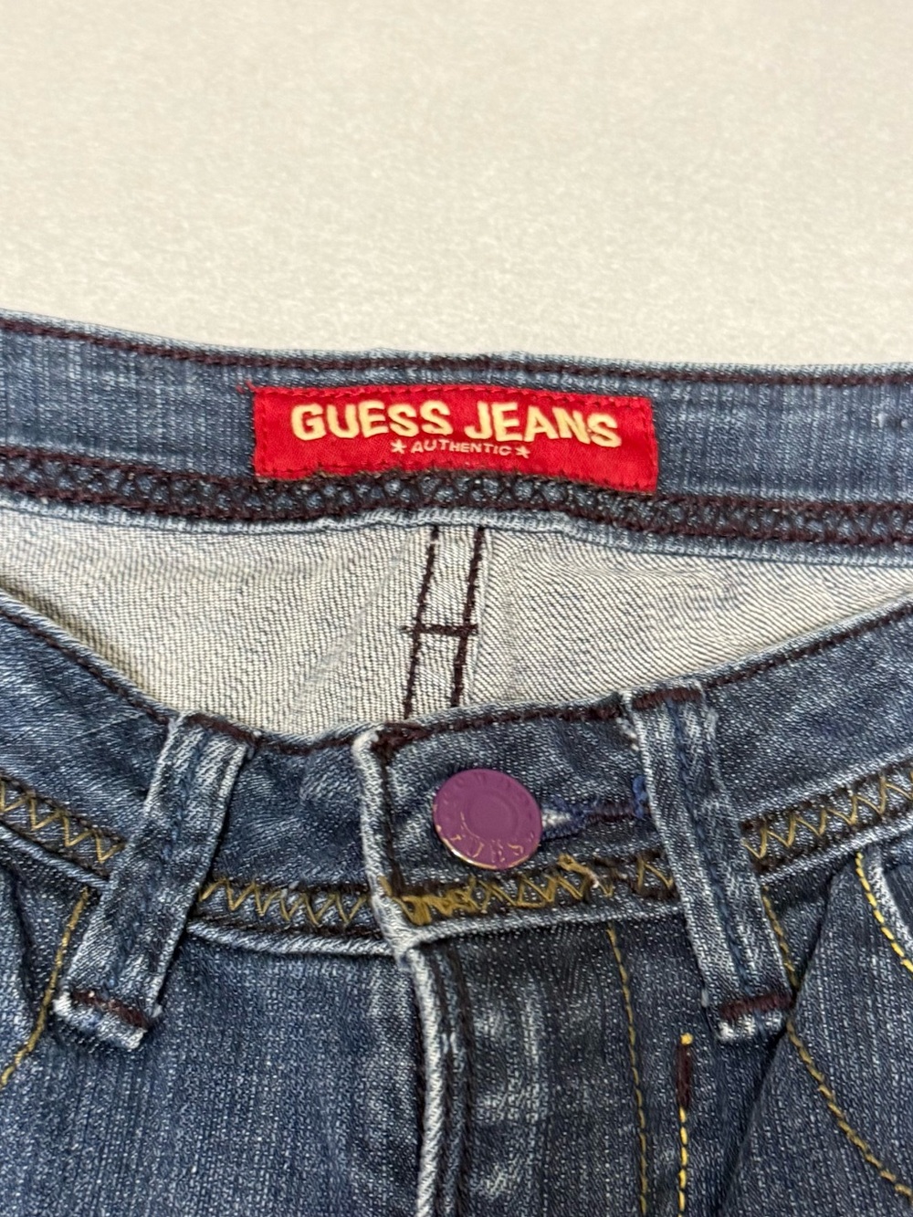 Guess jeans Women's Dark Blue Flared Jeans size 29 - Picture 4 of 13